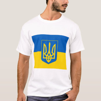 UKRAINE Wappen und Flagge T-Shirt