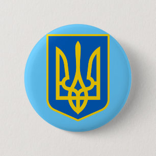 UKRAINE-Wappenschuss Button