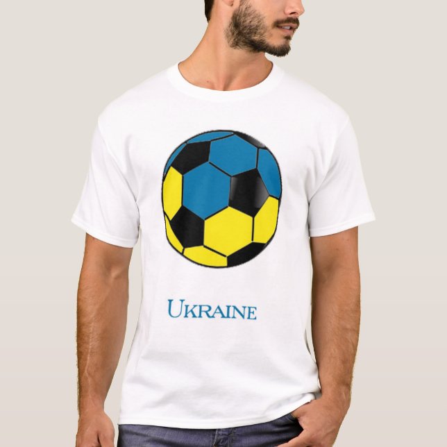 Ukraine-Weltmeisterschaft-Fußball-T - Shirt (Vorderseite)
