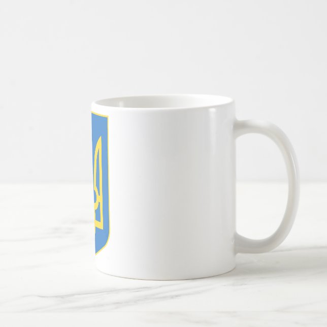Ukraine wenig Wappen Tasse (Rechts)