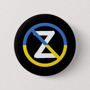 Ukraine-Widerstandssymbol I im Stand mit Ukraine Button