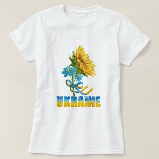 UKRAiNE WIR STEHEN VON IHNEN T-Shirt (Design vorne)