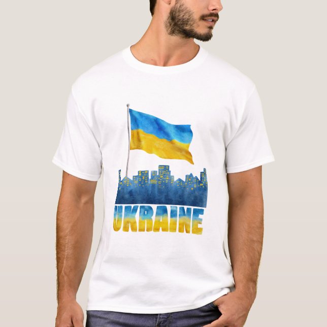 UKRAiNE WIR STEHEN VON IHNEN T-Shirt (Vorderseite)