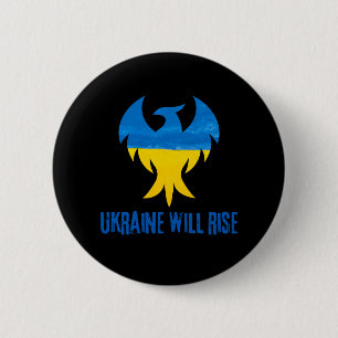 Ukraine wird Phoenix Bird aufsteigen Button