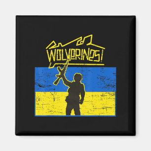Ukraine Wolverines Magnet