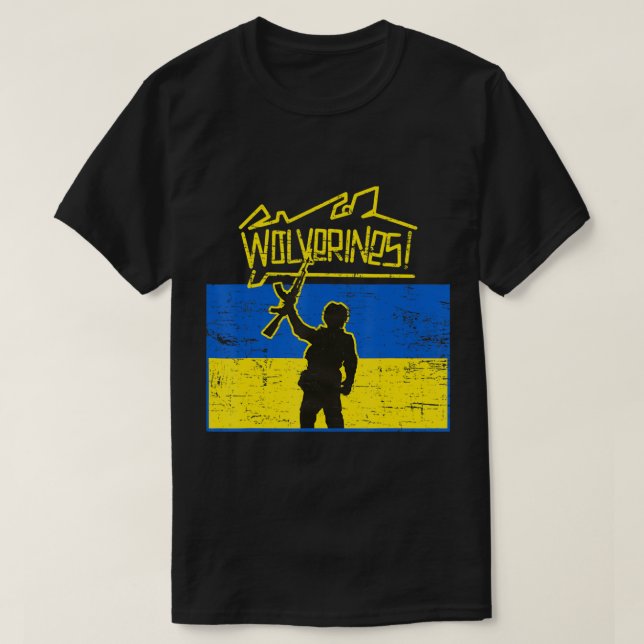 Ukraine Wolverines T-Shirt (Design vorne)
