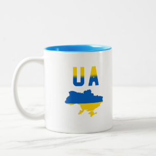 Ukraine Zweifarbige Tasse