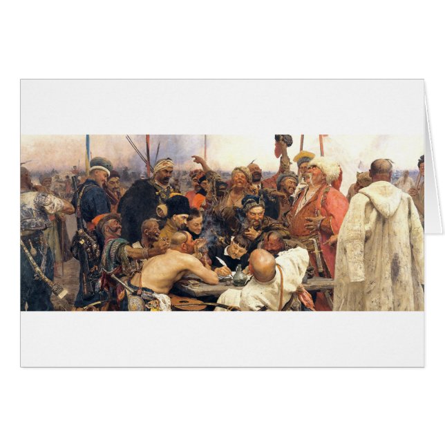 Ukrainer Kozaky/Kosaken durch Repin (Vorderseite (Horizontal))