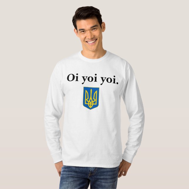 Ukrainer Oi Yoi Yoi Tryzub Shirt (Vorne ganz)