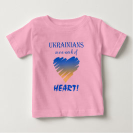 Ukrainer sind ein Werk des Herzens Baby T-shirt