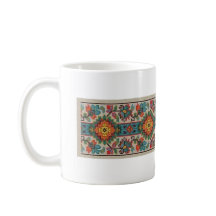 Ukrainer Vyshyvanka Blumen-Stickerei-Tasse