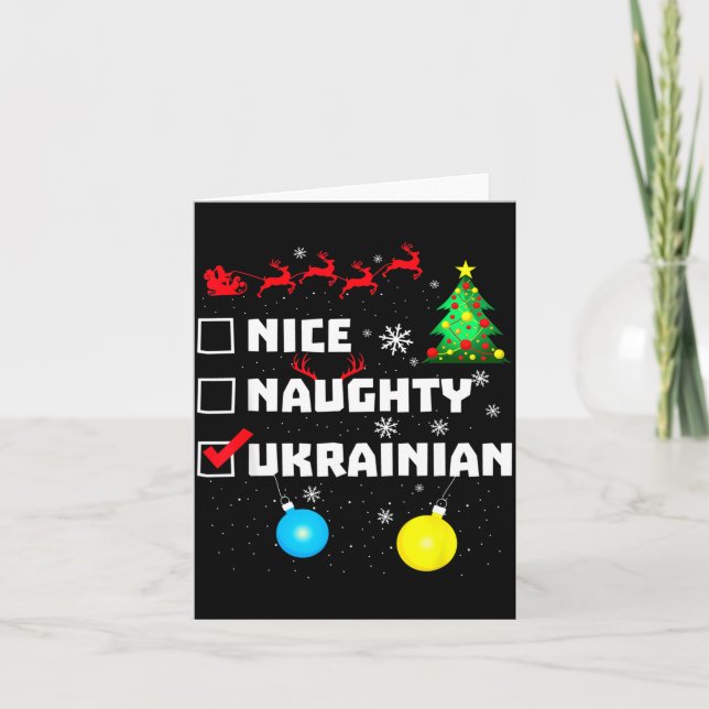 Ukrainian Christmas  Karte (Vorderseite)