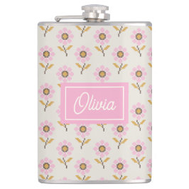 Ukrainian Folk Cross Stitch Floral Pattern Flachmann