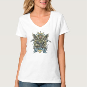 Ukrainian Modern Military Tattoo Skizze-T-Shirt T-Shirt