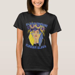 Ukrainian Slava Ukraini T-Shirt Ukraine Sonnenblum