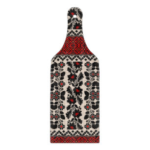 Ukrainianische traditionelle Vushuvanka-Volkskunst Schneidebrett