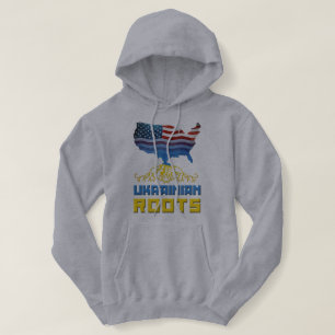 Ukrainisch-Amerikanische Roots Hoodie