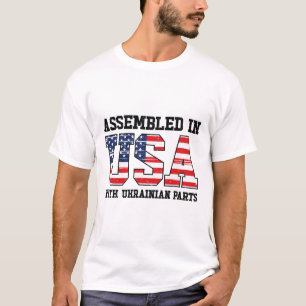 Ukrainisch-amerikanischer Patriot, in den USA gewa T-Shirt