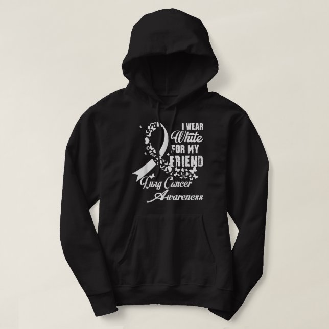 Ukrainisch-amerikanischer Vintager Tryzub Unterstü Hoodie (Design vorne)