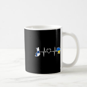Ukrainisch Finnische Flagge - Ukraine Finnland Her Kaffeetasse