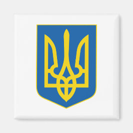 Ukrainisch Tryzub (Trident) - Wappen-Magnet Magnet