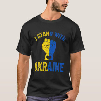Ukrainisch-Überukraine Cool stehe ich mit der Ukra T-Shirt