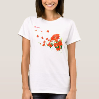 Ukrainische Blumen. Trägershirt T-Shirt