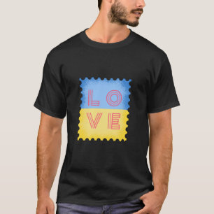 Ukrainische Briefmarke mit Liebe T-Shirt