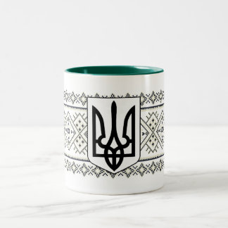 Ukrainische Camouflage Vyshyvanka Tasse