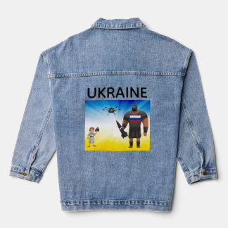 Ukrainische Drohnen-Dominanz  Jeansjacke