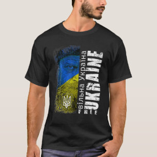Ukrainische Fahne - freie ukrainische Unterstützun T-Shirt