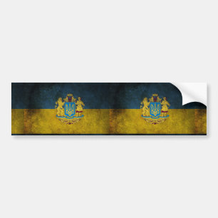 Ukrainische Flag Autoaufkleber