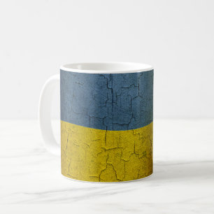 Ukrainische Flag Kaffeetasse