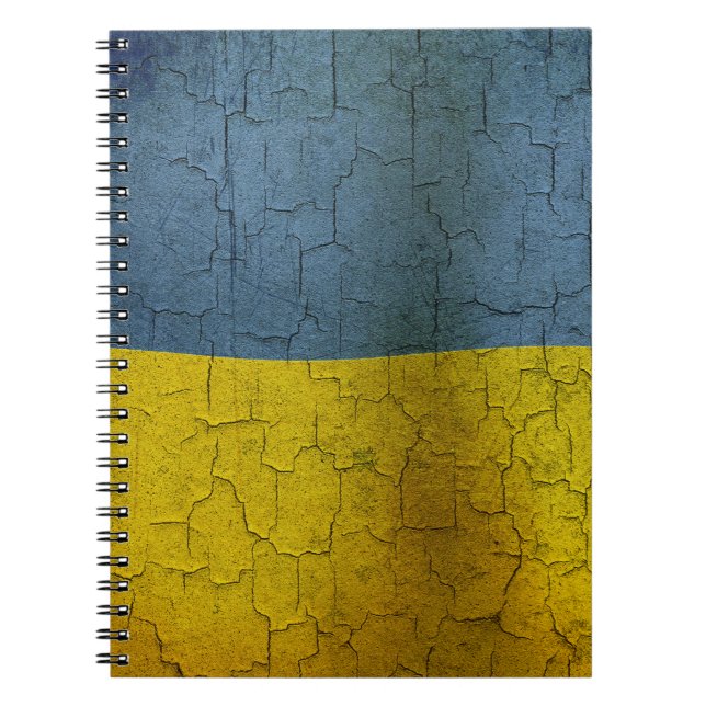 Ukrainische Flag Notizblock (Vorderseite)