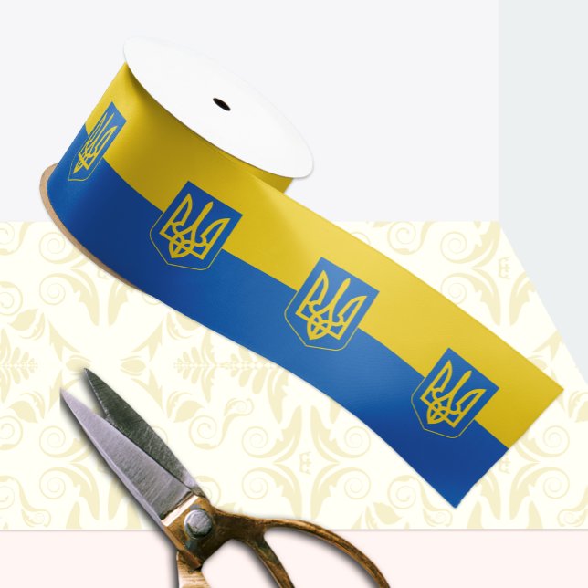 Ukrainische Flagge Band, Reise / Sport, Ukraine Ripsband (Von Creator hochgeladen)