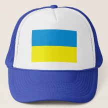 Ukrainische Flagge Blau und Gelb Golf oder