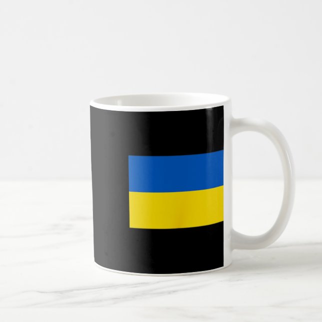 Ukrainische Flagge der Ukraine 1  Kaffeetasse (Rechts)