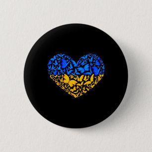Ukrainische Flagge Frieden Ukraine Flagge Schmette Button