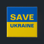 ukrainische Flagge gerettet Button<br><div class="desc">ukrainische Flagge gerettet</div>