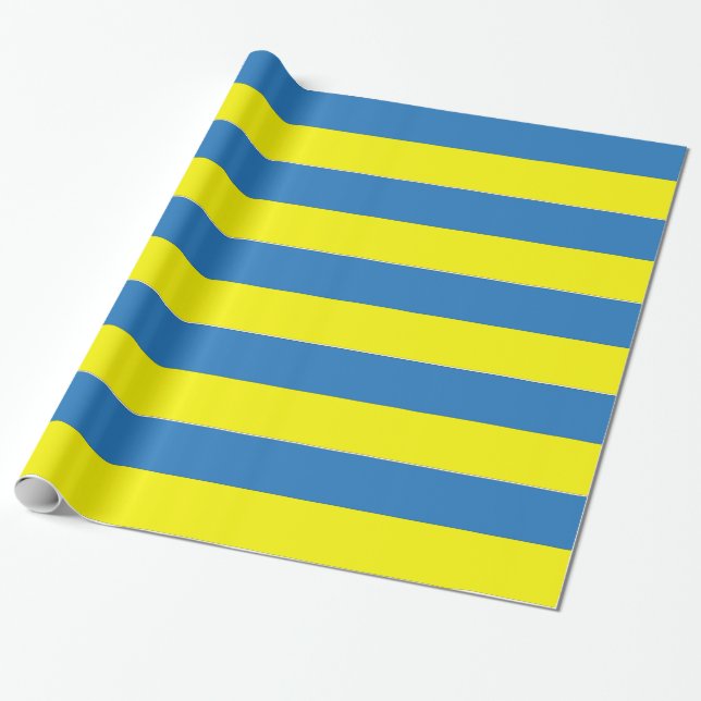ukrainische Flagge Geschenkpapier (Ungerollt)
