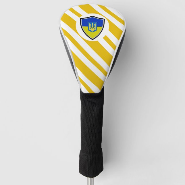 ukrainische Flagge Golf Headcover (Vorderseite)