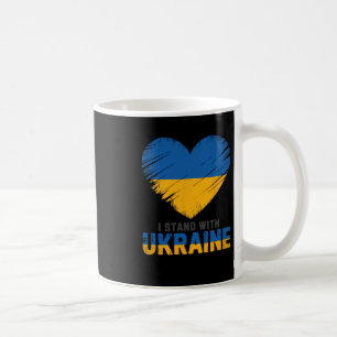 Ukrainische Flagge - Ich stehe mit der Ukraine-Fla Kaffeetasse