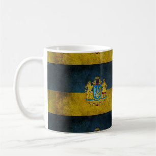 ukrainische Flagge Kaffeetasse