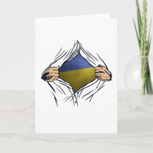 ukrainische Flagge Karte