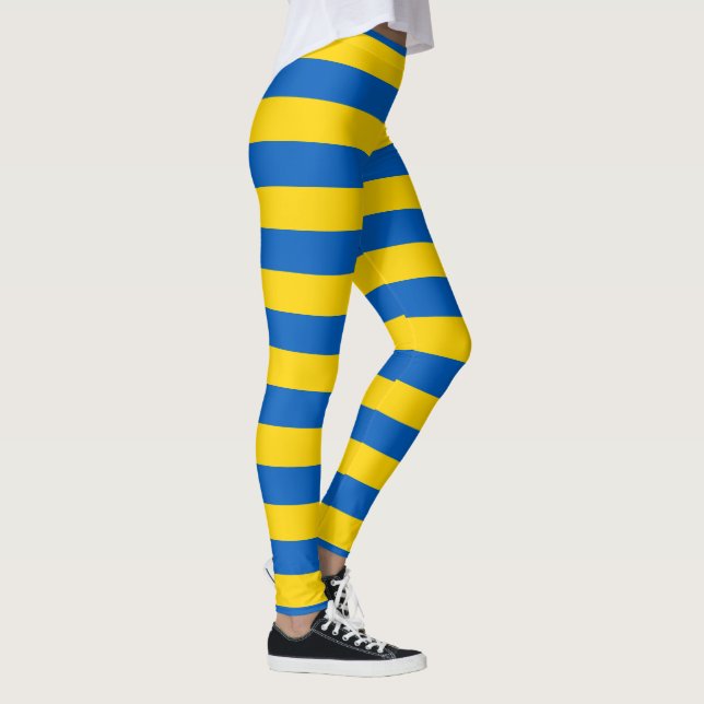 ukrainische Flagge Leggings (Rechts)