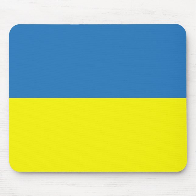 ukrainische Flagge Mousepad (Vorne)