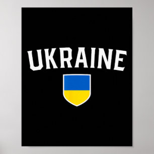 Ukrainische Flagge Schild Clic Sporting Bydge Stil