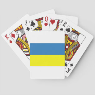 ukrainische Flagge Spielkarten