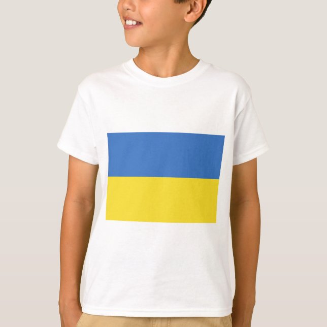 ukrainische Flagge T-Shirt (Vorderseite)