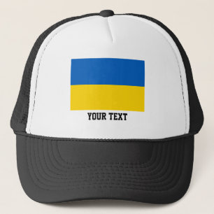 ukrainische Flagge Truckerkappe